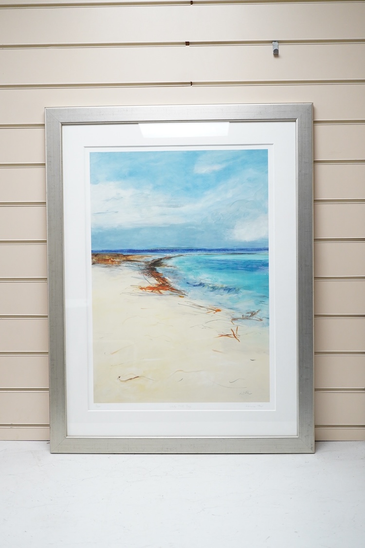 Lorraine Fox, White Mill Bay, signed in pencil, limited edition, 5/100, colour print, 68 x 27cm